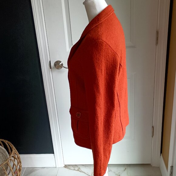BEAUTIFUL WOOL BLEND BLAZER JACKET SZ M - Picture 3 of 6